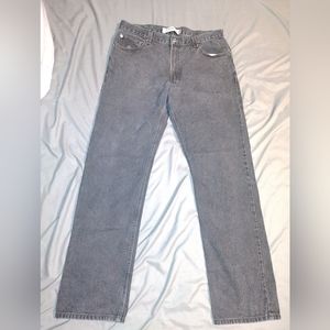 Levi's 505 regular fit jeans black faded 36x34